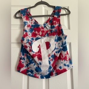 Phillies crop top- PINK